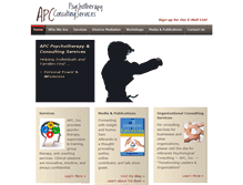 Tablet Screenshot of apc-therapy.com